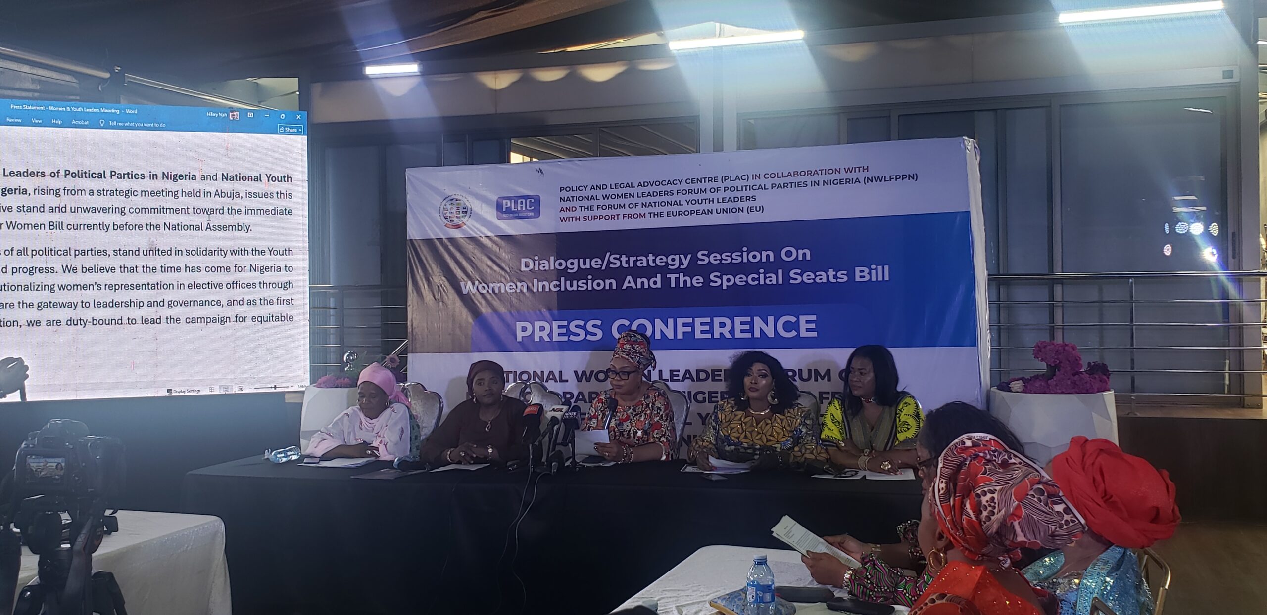 Women, youth leaders renew call for passage of Special Seats Bill