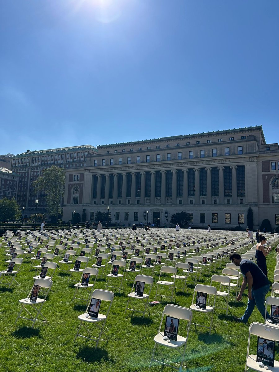 Columbia University unveils memorial honoring victims of October 7 massacre in US