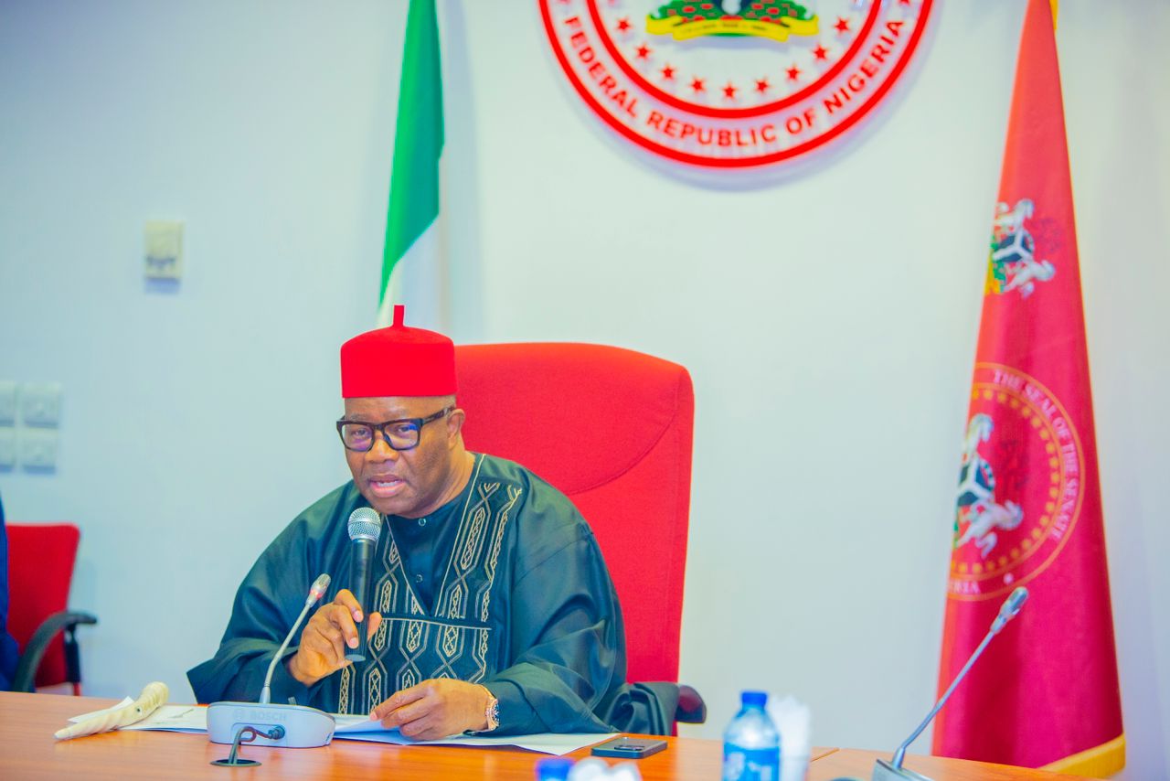 In Senate chamber, Akpabio honours ex-governor who was jailed for money laundering