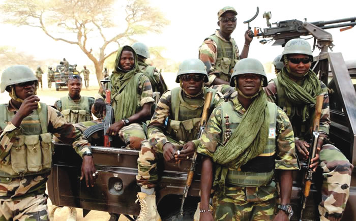 Troops dislodge terrorists’ hideouts, recover ammunition in Taraba