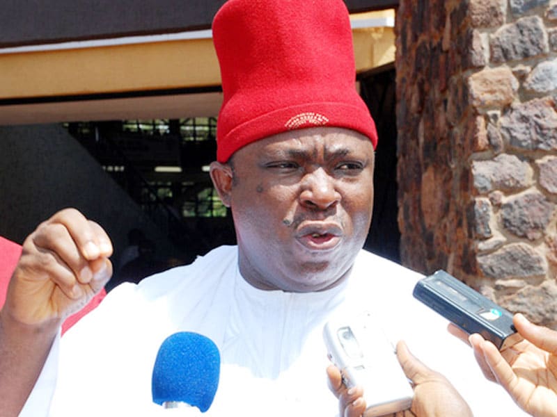 I Am Disappointed – Senator Umeh Condemns Lagos Trade Fair Complex Demolition