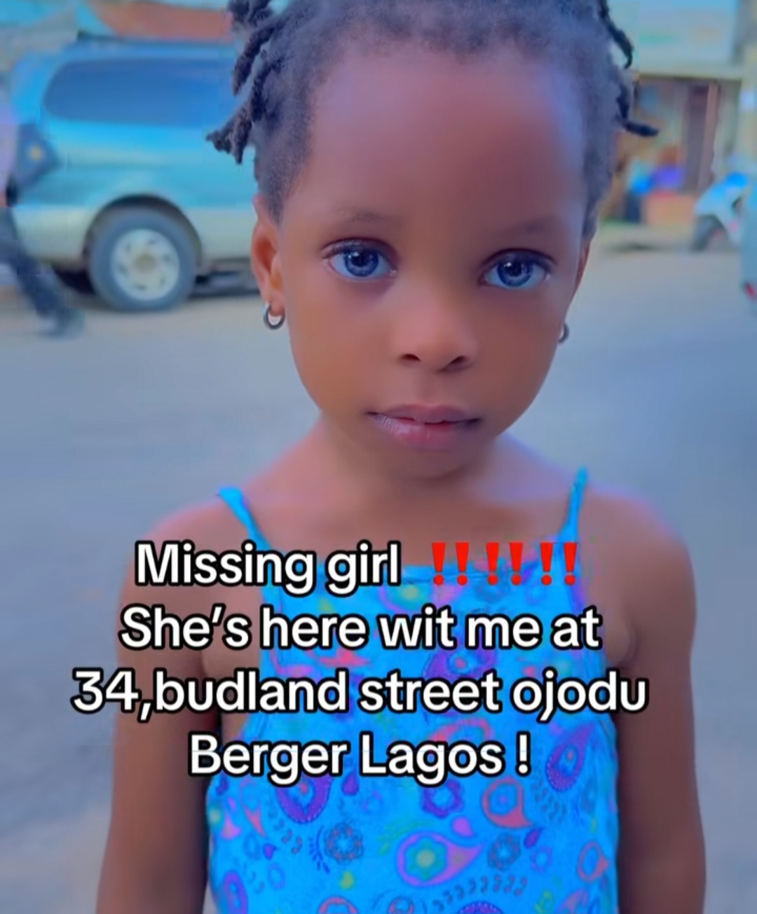 Missing Little Girl Found Wandering in Berger After Trekking All The Way From Ogba